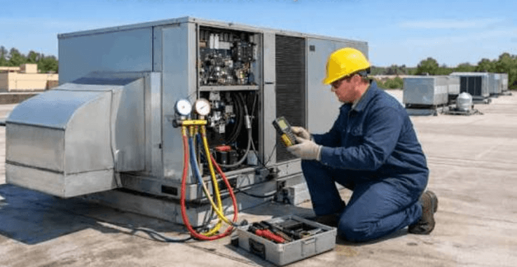 How Late Winter Preventive Maintenance Helps Commercial HVAC Systems Avoid No-Heat Breakdowns